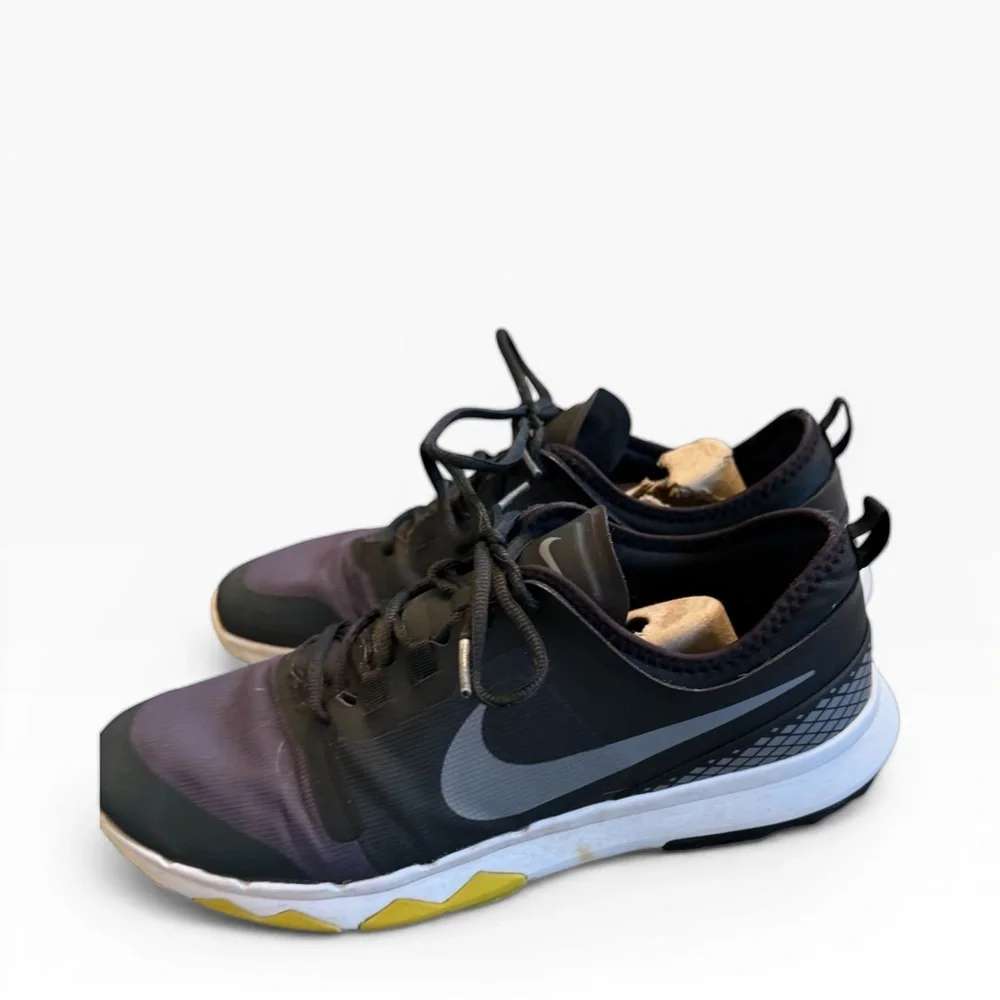 Nike Men's Black and Purple Athletic Golf ⛳️ Shoes
